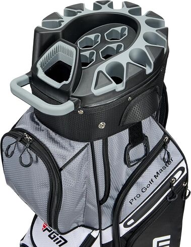 PGM Golf Cart Bag with 14 Way Organizer Divider Top, Premium Cart Bag with Handles and Rain Cover for Men in Kuwait