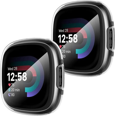 6 حزمة فيلم مضاد للخلع لـ Fitbit Charge 6 شاشة ، وغطاء فيلم TPU المرن لوقاية شاشة Fitbit 5 ، و Clear Case Protection متوافق مع Fitbit Charge 5/6 Smartwatch in Kuwait