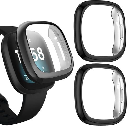 6 حزمة فيلم مضاد للخلع لـ Fitbit Charge 6 شاشة ، وغطاء فيلم TPU المرن لوقاية شاشة Fitbit 5 ، و Clear Case Protection متوافق مع Fitbit Charge 5/6 Smartwatch in Kuwait