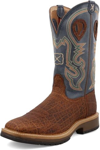 Twisted X Men's 12" Square Toe Horseman Boot - Casual Western Boots for Men in Saudi Arabia