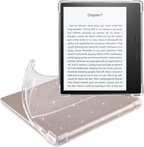 COBAK CLEAR CASE COVER لـ 7 '' Kindle Oasis 10th Generation لعام 2019 تم إصداره والجيل التاسع لعام 2017 ، حماية الوسادة الهوائية ، تصميم شفاف لـ DIY ، أسلوب الحد الأدنى (Clear) in Saudi Arabia