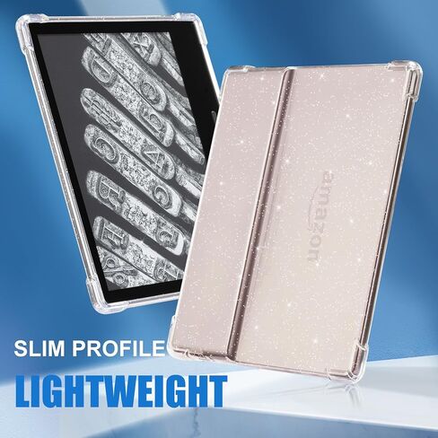 COBAK CLEAR CASE COVER لـ 7 '' Kindle Oasis 10th Generation لعام 2019 تم إصداره والجيل التاسع لعام 2017 ، حماية الوسادة الهوائية ، تصميم شفاف لـ DIY ، أسلوب الحد الأدنى (Clear) in Saudi Arabia