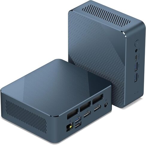 Mini PC ، AMD 3550H (MAX 3.7GHz) ، Mini Computers 16GB DDR4 RAM 512GB SSD ، Mini Desktop Computer 4K 60Hz شاشات/مزدوجة HDMI/TYPE-C و USB3.2/LAN RJ45/WIFI 5/BT5.0 للمنزل/العمل in Kuwait
