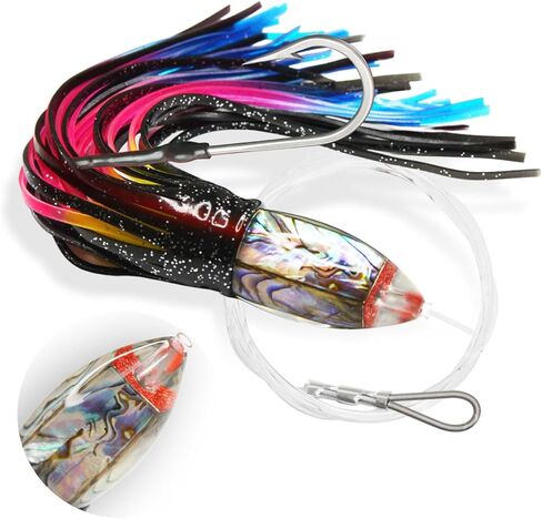 VikeTech 9 '4oz راتنجات الملح الملحون الصيد إغراء التونة لتونة ماهي Mahi Marlin Wahoo Sailfish Dolphin Deep Sea Game Big Game in Kuwait