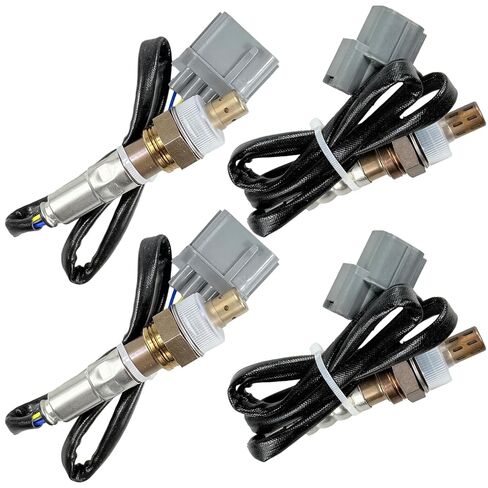 مستشعر الأكسجين O2 234-5068 234-4575 متوافق مع 2012-2018 Ford Focus 2.0L 2013-2014 Ford Fusion 1.6L 2PCS المنبع والمصب 2345068 2344575 in Kuwait