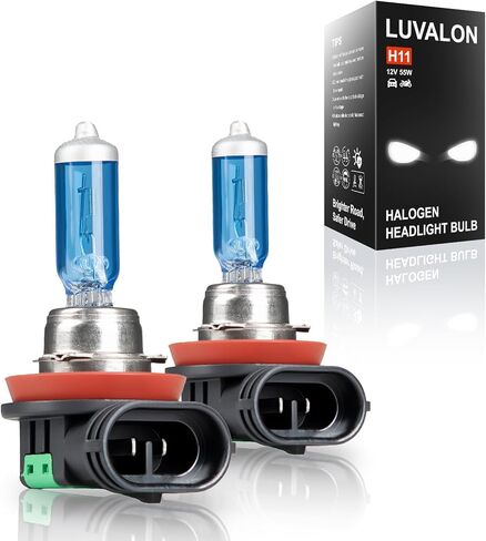 Headlight Bulbs Fit For Honda Civic 2004 2005 2006 2007 2008 2009 2010 2011 2012 2013 2014 2015 9005/HB3 High Beam 9006/HB4 Low Beam Halogen Headlight Bulbs 6000K Long Life Pack of 4 in Saudi Arabia
