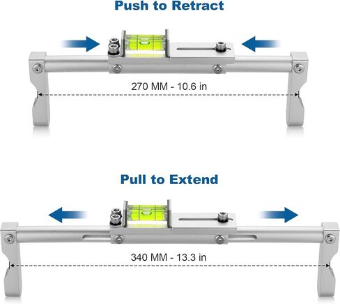 أداة محاذاة مستوى عجلة القيادة المصنوعة من الألومنيوم مناسبة لمعظم المركبات، مجموعة أدوات محاذاة السيارة، أدوات محاذاة السيارات in Kuwait