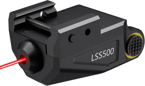 500 Lumens Green Pistol Light for Glock，Mini Pistol Flashlight Picatinny Rail Mounted USB-TypeC Rechargeable Weapon Light, Aluminum Tactical Flashlight for gun with Strobe Function Fits Taurus Black in Saudi Arabia