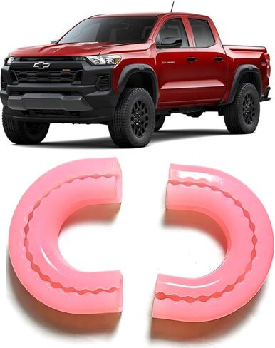 Tow Hook Covers for Chevy Colorado Trail boss 2015-2026 & GMC Canyon 2015-2022, Custom Front Hitch Cover Compatible with Chevy Colorado/GMC Canyon Accessories (Red) in Saudi Arabia