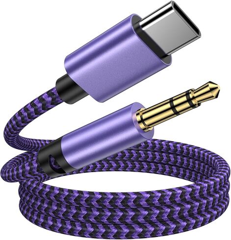 Samsung USB C إلى Cable Cable Audio Cable لـ Samsung Galaxy A17/A16/A36/A56/A26/S25 EGDE/S24 ULTRA/S23/S22/S21 3FT TYPE C إلى محول سماعات المحول المتورد AUX AUX FOR in Kuwait