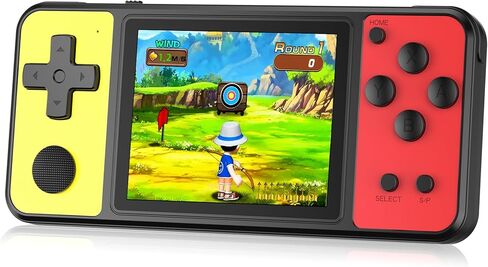 32 Bit Handheld Games for Kids Built-in 139 Video Games,3.0" IPS Screen Rechargeable Portable Arcade Gaming Player,Electronic Toys for Boys Girls Birthday Xmas Gift Blue-Red in Saudi Arabia