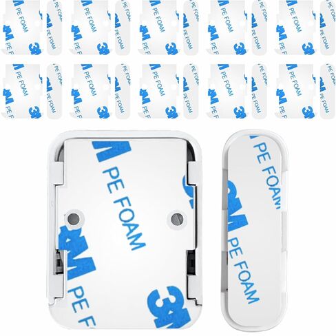 Safe Entry Sensors Replacement Adhesive Strips for SimpliSafe – Pre-Cut Replacement Tape for Sensors & Magnets | No Cutting Needed, Residue-Free Removal | Pack of 20 Sensor Pads & 20 Magnetic Pads in Kuwait