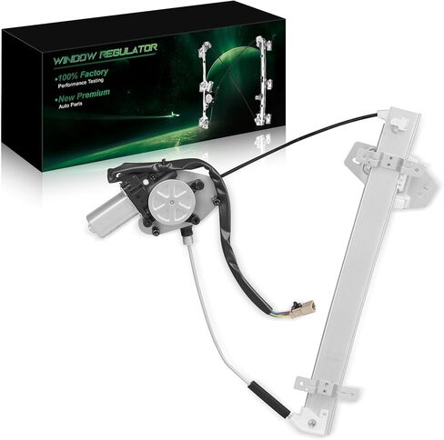Front Right Passenger Side Power Window Regulator with Motor for:-Honda Civic 2001 2002 2003 2004 2005 with 2 Pins Replace OE# 741-301 741301 72210S5PA02 660107 72210S5PA03 in Saudi Arabia