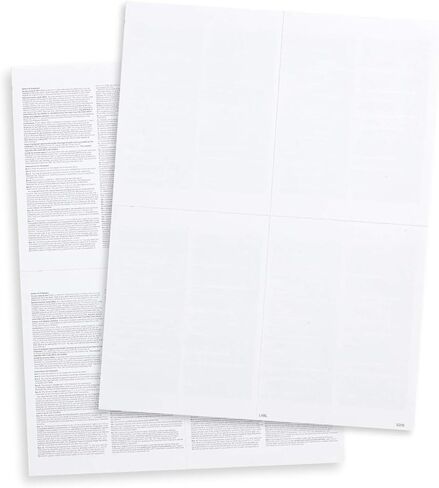 Blank 2024 W2 4 Up Tax Forms, 100 Employee, Compatible with QuickBooks, Ideal for E-Filing, Works with Laser or Inkjet Printers, 100 Sheets in Kuwait