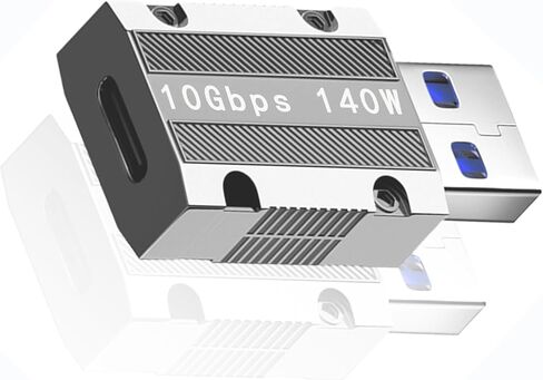 10 جيجابت في الثانية من USB C أنثى إلى محول الذكور USB ، من النوع C من سبيكة الزنك إلى USB A Adapte عالية السرعة نقل البيانات 4 عبوات in Kuwait