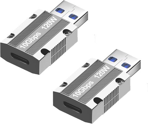 10 جيجابت في الثانية من USB C أنثى إلى محول الذكور USB ، من النوع C من سبيكة الزنك إلى USB A Adapte عالية السرعة نقل البيانات 4 عبوات in Kuwait