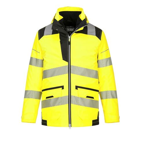 سترة Portwest PW3 Hi-Vis 5in1 - PW367، أصفر/أسود، XL in Saudi Arabia