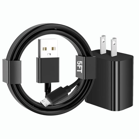 USB A إلى Micro USB Cable 10ft USB كتلة شحن 5V 2A محول الطاقة متوافق مع Tab Samsung Galaxy Tab A ، E ، S ، S2 ، 3 ، 4 ، 7.0 "8.4" 8.4 "9.6" 9.7 "10.1" in Kuwait