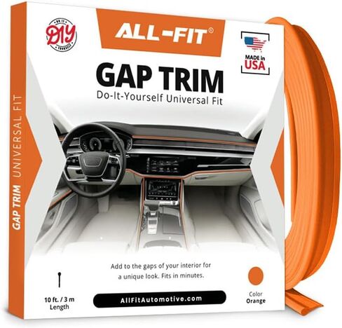 All-Fit Automotive Car Gap Filler – 10 Ft Pink Trim Molding for Car Accessories Interior – Universal, Flexible Car Interior Accessories for Dashboards, Panels, & Air Vents – Easy DIY Installation in Kuwait