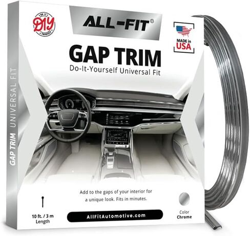 All-Fit Automotive Car Gap Filler – 10 Ft Pink Trim Molding for Car Accessories Interior – Universal, Flexible Car Interior Accessories for Dashboards, Panels, & Air Vents – Easy DIY Installation in Kuwait