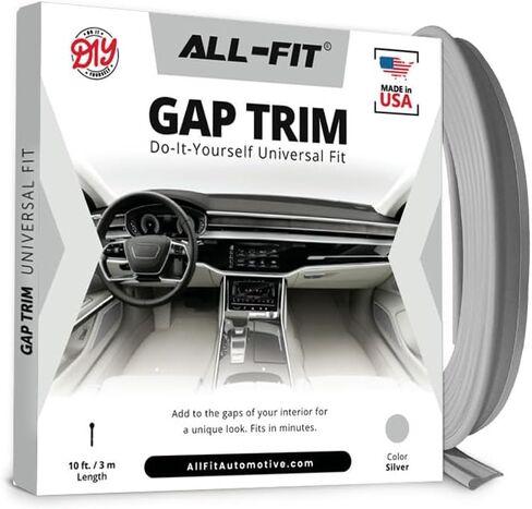 All-Fit Automotive Car Gap Filler – 10 Ft Pink Trim Molding for Car Accessories Interior – Universal, Flexible Car Interior Accessories for Dashboards, Panels, & Air Vents – Easy DIY Installation in Kuwait