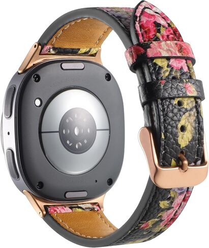 فرق جلدية متوافقة مع Samsung Galaxy Watch 8 40mm/44mm Watch8 Classic 46mm Straps Wristbands Women Men in Saudi Arabia