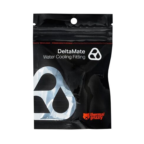 دلتامات حرارية Deltamate HT16 تركيب تبريد المياه الصلب-G1/4 '' ، الخيط ، النحاس النحاس CNC غير لامع ، حلقة ضغط knustern in Saudi Arabia