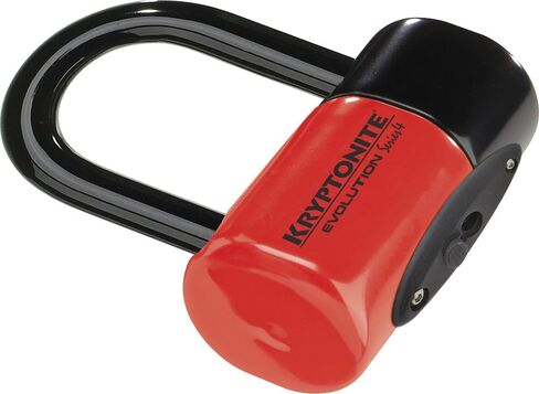 Kryptonite Evolution Bike Disc Lock, Small U-Lock 14mm Shackle with Keys, Heavy Duty Anti-Theft Bicycle Lock, High Security Mini for Powersports Motorcycles E-Bikes Scooters in Saudi Arabia