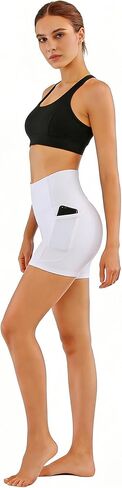 Women's High Waist Sports Shorts, Comfortable Breathable Dolphin Slit Featuring Elasticity, Casual Yoga, Running, and Cycling in Saudi Arabia