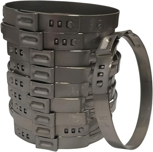 OCS Parts-Clamps Oetiker Ear 167 Series ، 304 من الفولاذ المقاوم للصدأ ، حجم 54.5 مم ، حزمة من 10 ، بُعد النطاق 7 × 0.6 مم ، يشمل ضمان قطع الغيار لمدة عامين in Kuwait