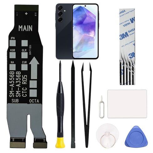 لجزء إصلاح شريط الكبل المرن Main S24 Main Flex Cable ، متوافق مع سلسلة S24 5G SM-S921U/B ، مع مجموعة أدوات ، تعليمات in Kuwait