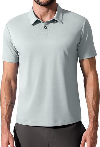 BRXL Golf Polo Shirts for Men Stretchy Quick Dry Breathable Moisture Wicking Lightweight Athletic Sport Workout Gym in Kuwait