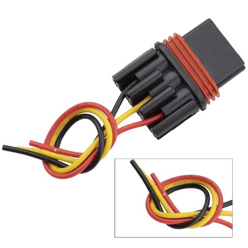 6PCS Pulse Power Plug Pigtail Connector with Seat Belt Bypass Fits 2018-2021 Polaris Ranger XP 1000/ RZR RS1 Pro/General Bus Bar Plugs Power Wire Harness Connector (6PCS Red Yellow Black) in Saudi Arabia