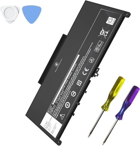 60Wh F3YGT Latitude 7480 7490 Laptop Battery,Compatible with Dell Latitude 12 7000 7280 7290/13 7000 7380 7390 P29S002/14 7000 7480 7490 Series P28S001 P73G 0DM3WC DM6WC 2X39G KG7VF 451-BBYE in Saudi Arabia