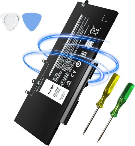 60Wh F3YGT Latitude 7480 7490 Laptop Battery,Compatible with Dell Latitude 12 7000 7280 7290/13 7000 7380 7390 P29S002/14 7000 7480 7490 Series P28S001 P73G 0DM3WC DM6WC 2X39G KG7VF 451-BBYE in Saudi Arabia