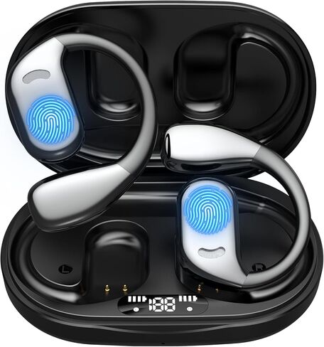 2025 AI Language Translator Earbuds Real Time, OWS 3-in-1 Translation Earbuds 144 Languages & Accents and Long Battery Life, Ideal for Travel and Business (Black) in Saudi Arabia