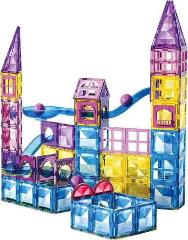 البلاط المغناطيسي للأطفال الصغار الذين تتراوح أعمارهم بين 3-5 4-8 8-10، لبنات البناء المغناطيسية للأطفال الذين تتراوح أعمارهم بين 4-8 8-12، ألعاب مكعبات البناء التعليمية للأطفال الصغار هدايا عيد الميلاد عيد الميلاد in Kuwait