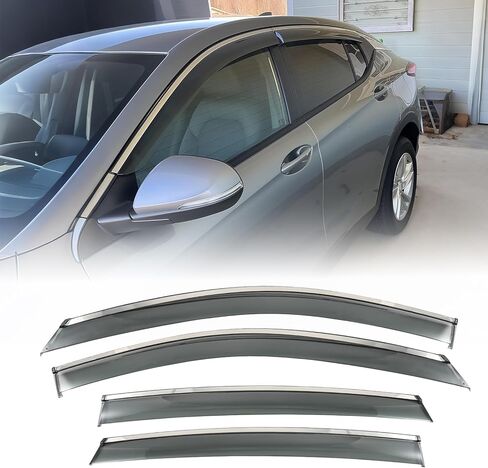 واقيات نافذة واقيات المطر منحرف لميتسوبيشي أوتلاندر 2022 2023 2024 2025 منحرف الرياح للنافذة الجانبية in Kuwait