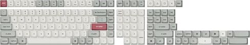 Keychron OSA ملف تعريف keycap keycap الكامل (141 مفتاح)-أبيض على الأسود ، متوافق مع المفاتيح الميكانيكية MX ، غير متقطعة ، يناسب تخطيطات ANSI (100 ٪ ، TKL ، 96 ٪ ، 75 ٪ ، 65 ٪ ، 60 ٪) in Saudi Arabia