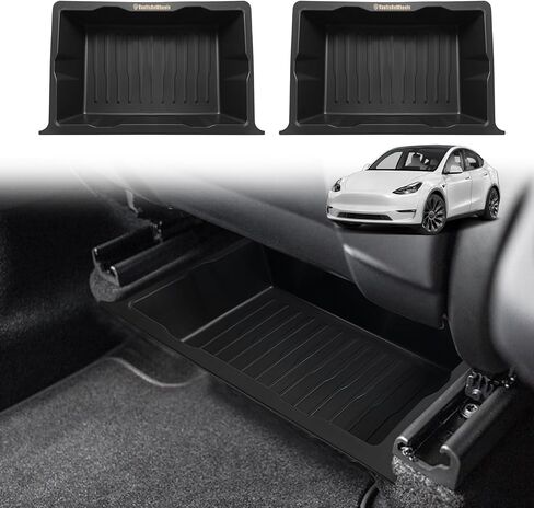 Under Seat Storage Box for 2019-2025 Chevy Silverado 1500&2500 3500HD(2020-2025) Accessories Crew Cab (No for Rear with Kicker Subwoofer) Detachable Custom Fit Rear Underseat Organizer in Kuwait