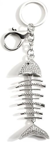 Sparkling Keychain Rhinestone Animal Keychains for Women Elegant Car Keychain Bling Bag Charm in Saudi Arabia