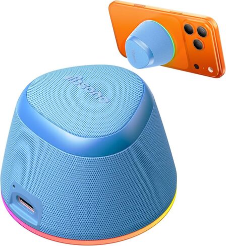حشود تخزين للرجال النساء المراهقات: هدايا الفيل الأبيض للبالغين HD Sound Bluetooth مكبر صوت مع حامل الهاتف ، والأدوات الباردة ، عيد ميلاد عيد ميلاد هدايا الأفكار in Kuwait