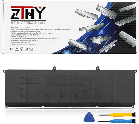 ZTHY MXV9V بطارية 60WH 4 خلايا بديل لـ Dell Latitude 5300 5310 7300 7400 ، Latitude 5300/5310 2-in-1 ، Inspiron 7300/7306 2-in-1 Black Series P96G P97G P99G P100G 5VC2M 829MX 0829MX D1XK9 in Kuwait