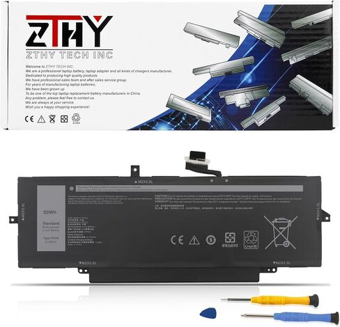 ZTHY MXV9V بطارية 60WH 4 خلايا بديل لـ Dell Latitude 5300 5310 7300 7400 ، Latitude 5300/5310 2-in-1 ، Inspiron 7300/7306 2-in-1 Black Series P96G P97G P99G P100G 5VC2M 829MX 0829MX D1XK9 in Saudi Arabia