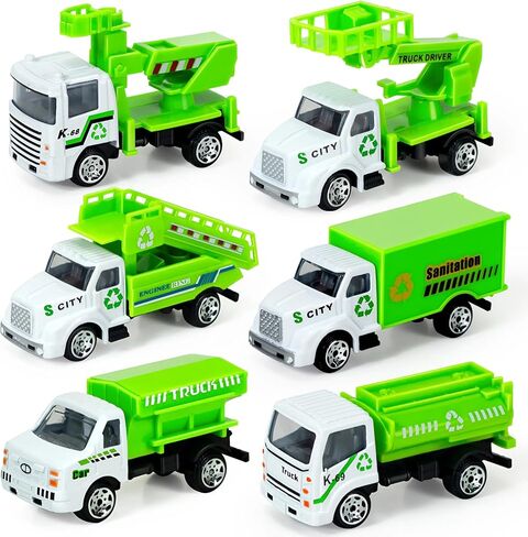 Diecast Fire Trucks 6 Pack, Mini Fire Truck Toys for Toddlers 3-5 Kids Fire Engine Emergency Vehicles Toy Set for Boys Girls Age 1-3 4 5 6 7 Years Birthday Party Favors Gift & Goodie Bags Stuffers in Kuwait