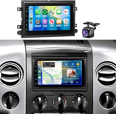 DSP 2G+64G Radio for Ford F150 F250 F350 Fusion Edge Explorer Explorer Expedition Car Stereo ، Carplay Android Auto ، 7inch 1080p IPS Touch ، EQ ، GPS ، 26UIS ، 5.0BLUETOOTH in Saudi Arabia