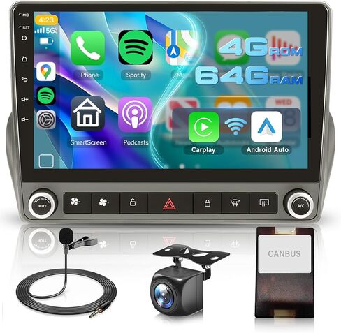 8 Core 6G 128G for Chevrolet Camaro 2008-2015 Radio Android 9 Inch Touchscreen Wireless Carplay Android Auto, Car Stereo for Chevrolet Upgrade Bluetooth DSP GPS Navigation WiFi FM/RDS Backup Camera in Saudi Arabia