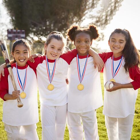 12 قطعة ميداليات جائزة الذهب الفضية الفضية ، الميداليات الأولى للميداليات الجائزة الثالثة ، مع شريط رقبة للرياضة ، المسابقات ، الطراز الأولمبي ، 2 بوصة in Kuwait