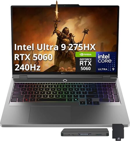 Lenovo Legion Pro 7i Gen 10 16 "Gaming Laptop (2025 Model) Intel Core Ultra 9 275HX 24C ، NVIDIA GEFORCE RTX 5090 24GB ، 64GB RAM ، 2TB (1TB+1TB) NVME SSD ، 16" in Saudi Arabia