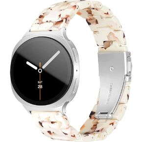 فرقة راتنج لـ Samsung Galaxy Watch 8 Band 40mm 44mm/Galaxy Watch 8 Classic Band 46mm Women Men ، حزام بديل خفيف الوزن لـ Samsung Watch 8 Bands-Navy Blue in Kuwait